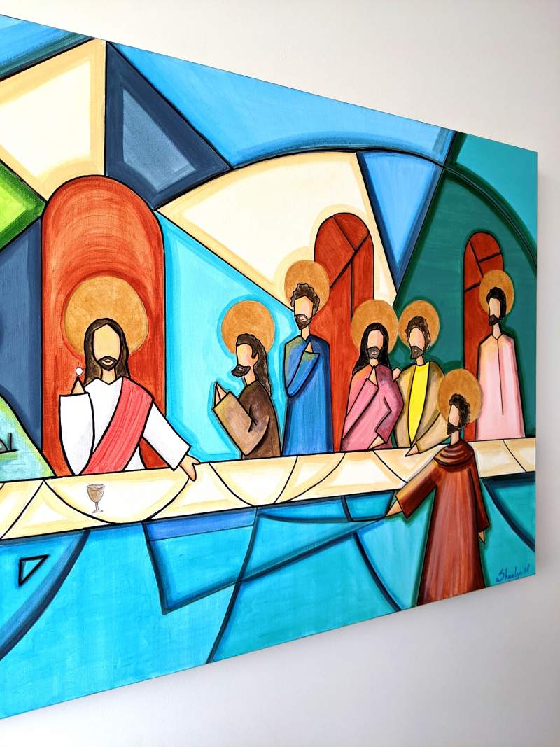 The Last Supper on Wall Painting